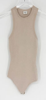 Abercrombie & Fitch Knit Bodysuit‎ Women's Size S Quiet Luxury Photo 0
