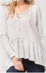 Free people we the‎ free small waffle knit top Photo 0