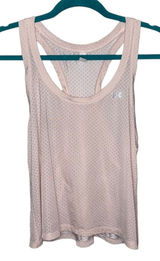 Under Armour HeatGear Tank Top Medium Loose Fit Mesh Racerback Pink Athletic Photo 0