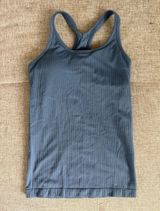 Blue Tight Tank Photo 0