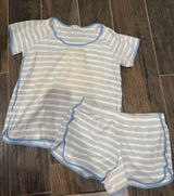 Lake pajamas short set Blue Photo 0