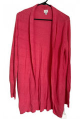 A New Day NEW Women's Cardigan Sweater Size XXL Pink Classic City Chic Coquette Photo 0