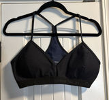 Outdoor Voices Sports Bra Womens Large Black Racerback Activewear Yoga‎ Top Photo 0