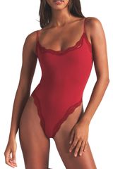 SKIMS Fits Everybody Lace Cami Bodysuit Photo 0