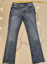a.n.a. Women's 6 Mid-Rise Slim Bootcut Jeans Medium Wash Blue Denim Y2K Photo 0