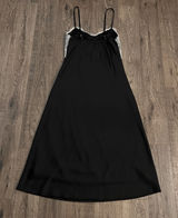Wild Fable Women's Satin Midi Slip Dress Small Lace Y2K Coquette Photo 0