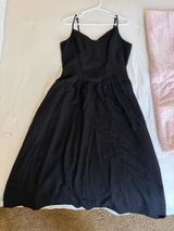 House of Harlow 1960 Midi Dress Linen Blend Photo 0