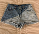 Vero Moda Two-Tone HR Light Blue Denim Shorts Photo 0