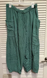 Free People Green Quinn Harem Pants Photo 0