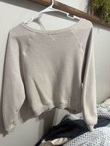 American Eagle cream off the shoulder sweater Size M #knitwear #cozy Photo 0