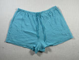 Victoria’s Secret Women’s Medium Blue Striped Lounge Sleep Shorts Drawstring Photo 0