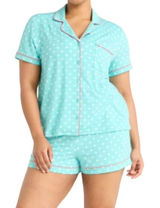 Joyspun Dreamy Soft Collection Notch Collar Top and Shorts Pajama Set XL Photo 0