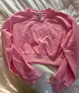 Alo accolade pink crop sweatshirt small Photo 0