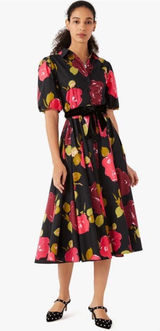 Kate Spade New York Just Rosy Hostess Button Down Shirt Dress - Size 6 Photo 0