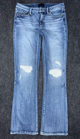 Buckle Black Fit No 53 Bootcut Stretch Jeans Distressed Sz 29 x 34 LONG BBW5514L Photo 0