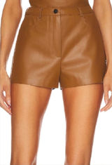 Cultnaked Faux Leather High Waisted Shorts‎ Medium boho goth festival party Photo 0