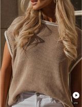 Beige Sweater Vest Shein Photo 0