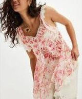 Free People x Revolve Ivie Tunic in pink . NWOT, size medium . Photo 0