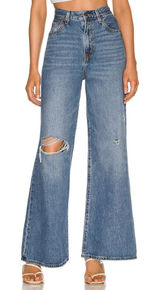 ✨Levi’s High Loose Flare Sz 27 Jean in Take Notes✨ Photo 0