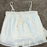 Love Stitch women’s cream tank top sz small NEW Photo 0