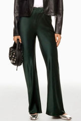 Silk Laundry Bias Cut silk green Pants Small Photo 0