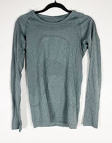 Lululemon Women's Run Swiftly Tech Crew Neck Long Sleeve Tee Shirt Steele Gray 6 Photo 0