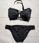 Victoria’s Secret - Women’s Black Bikini Set - Size Large & 36D Photo 0