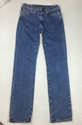 Levi’s 514 Medium Wash Men’s Straight Leg Jeans 30 x 34 Fair Condition Photo 0