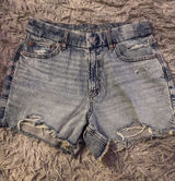 American Eagle Shorts Denim Distressed Photo 0