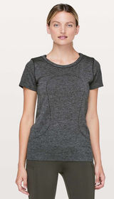 Lululemon Swiftly Tech Short Sleeve Breeze Relaxed Fit Black grey active S 6 M Photo 0
