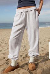 John Galt Rosa Brandy Melville Sweatpants Grey Photo 0