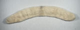 Vintage Genuine Fur Shawl Stole Wrap Cream Ivory Soft Photo 0