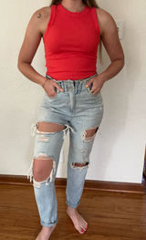 KanCan Paperbag Waist High-Rise Jeans Photo 0