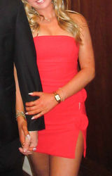 Red mini dress Photo 0