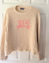 Wooden Ships Hocus Pocus Cream Mohair Wool Halloween Sweater XS/S Photo 0