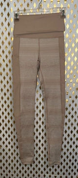 NWOT Offline by Aerie fold over hi rise leggings hugger nude tan size XS Photo 0