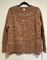NWOT A New Day Sz: M Burnt Orange Speckle Crew Neck Boxy Wide Hem soft Sweater Photo 0