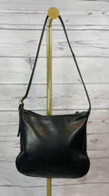 Vintage Coach 9204 Black Leather Slim Shoulder Bag Crossbody Purse Photo 0