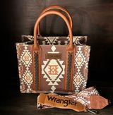 Southwestern Print Small Canvas Tote/Crossbody Photo 0