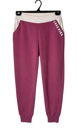 Pink Victoria's Secret Joggers Women XS Pink Logo Sweatpants Athleisure Lounge Photo 0