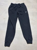 Gymshark Black Sweat Joggers with Logo XS Photo 0