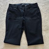 Express Black Boot Cut Flare Pants with Smooth Finish Photo 0