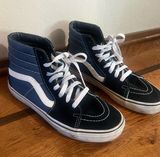 Navy Vans Sk8-Hi Sneakers Photo 0