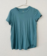 Madewell Teal Blue Essential Crewneck T-Shirt Size Small Photo 0