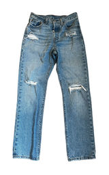 Levis 501 Original Straight Leg Jeans W27 L30 Distressed Sustainable Streetwear Photo 0