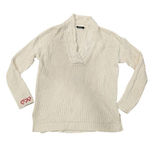 Lauren Ralph Lauren Cable Knit V-Neck Sweater With Red Embroidered Hearts Size L Photo 0