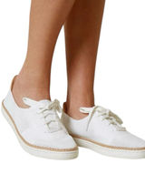 NWT UGG Pinkett Lace-Up HyperWeave Casual Knit Sneaker White Ivory Size 8 Photo 0