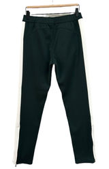 Tory Burch Sport Womens Green White Track Pants Athletic Zip Leg Streetwear S Photo 0