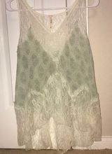 Free people flowy tank top with lace details Photo 0