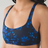 Lululemon Free to Be Sports Bra Strappy Dandy Digie Porcelaine Black 6 Photo 0